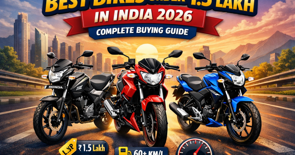 Best Bikes Under 1.5 Lakh in India 2026: Complete Buying Guide