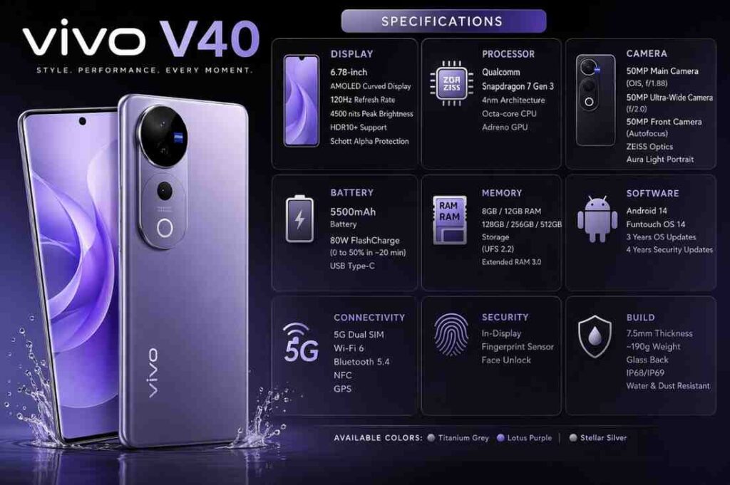 vivo v40 price in india, vivo v40 review