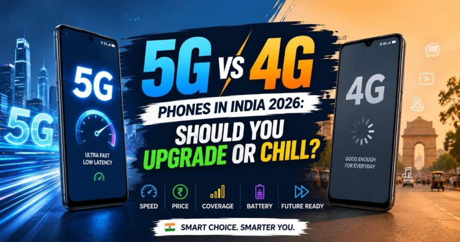 5G vs 4G phones in India
